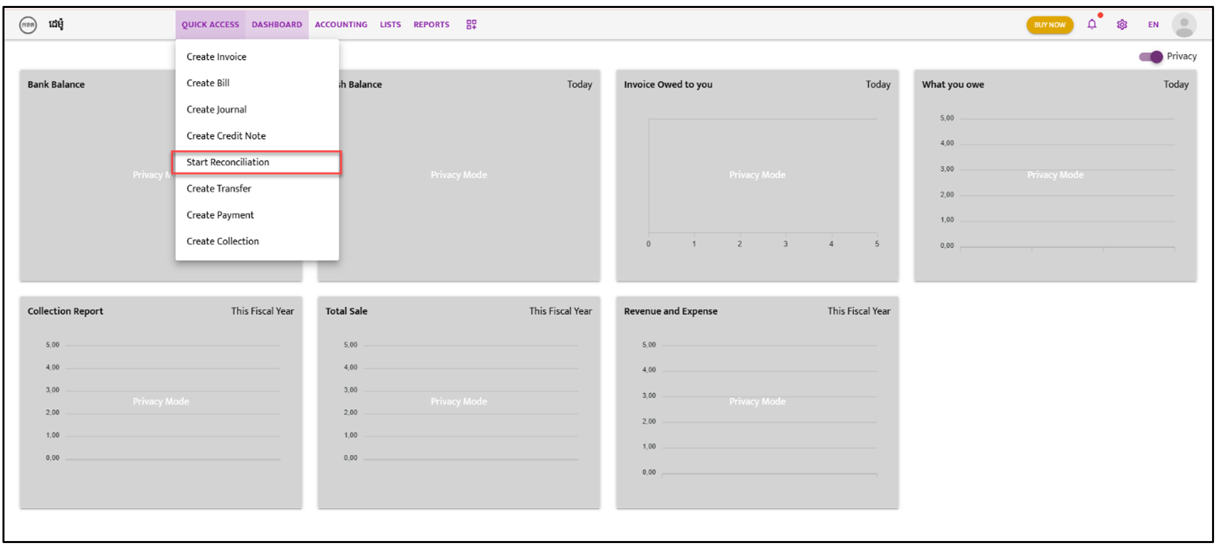 Bank Reconciliation